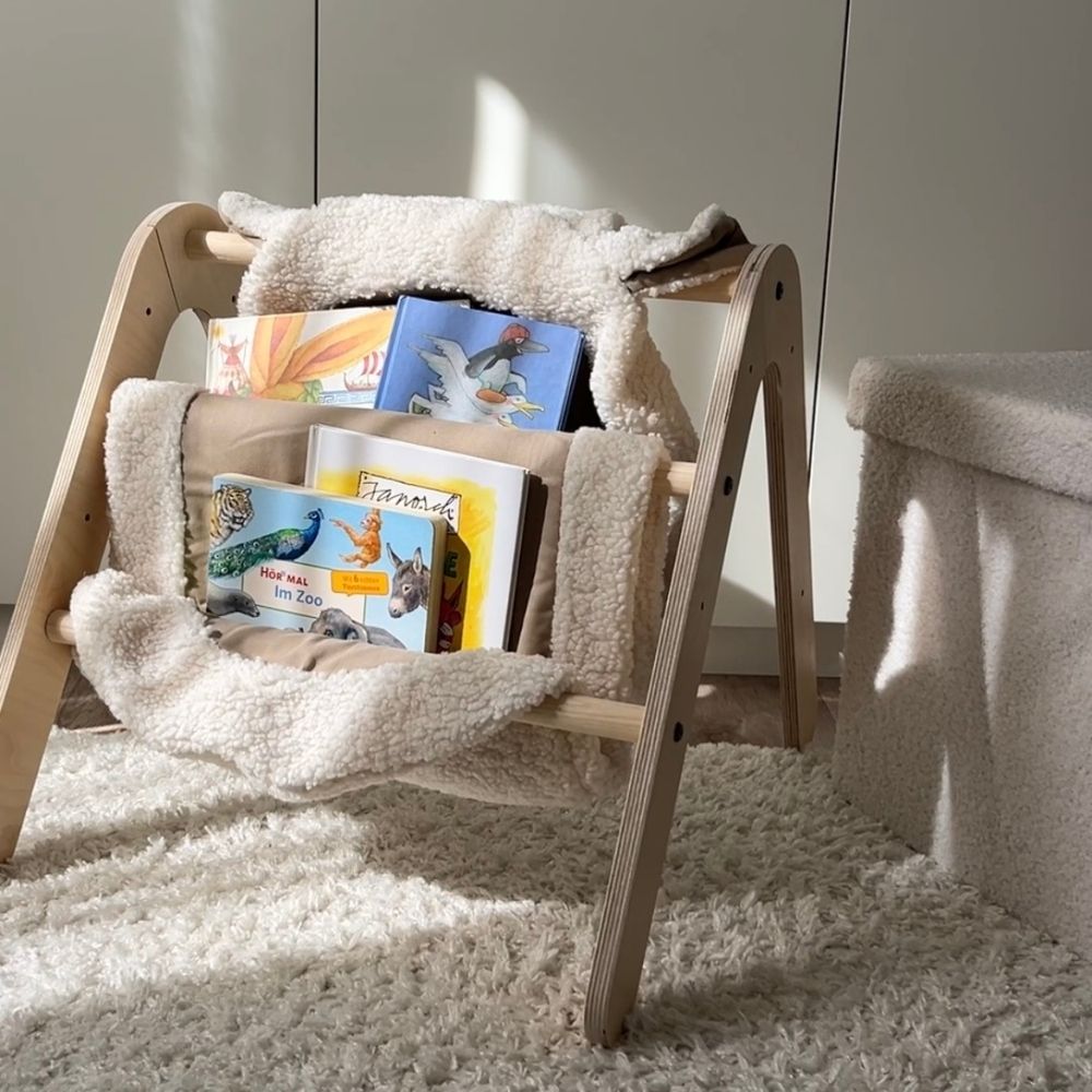 Multifunktionaler Montessori Spielbogen & Bücherregal | 2 in 1