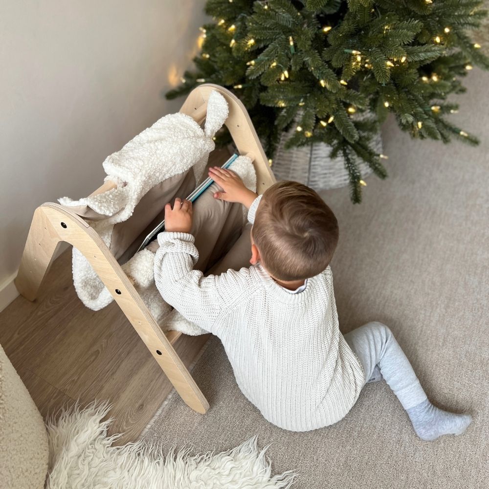 Multifunktionaler Montessori Spielbogen & Bücherregal | 2 in 1