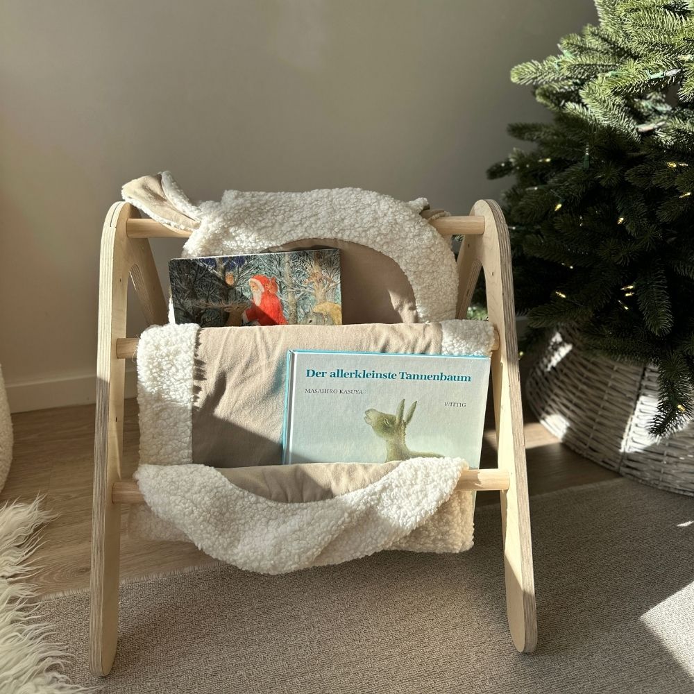 Multifunktionaler Montessori Spielbogen & Bücherregal | 2 in 1