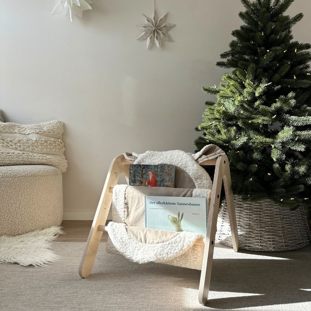 Multifunktionaler Montessori Spielbogen & Bücherregal | 2 in 1