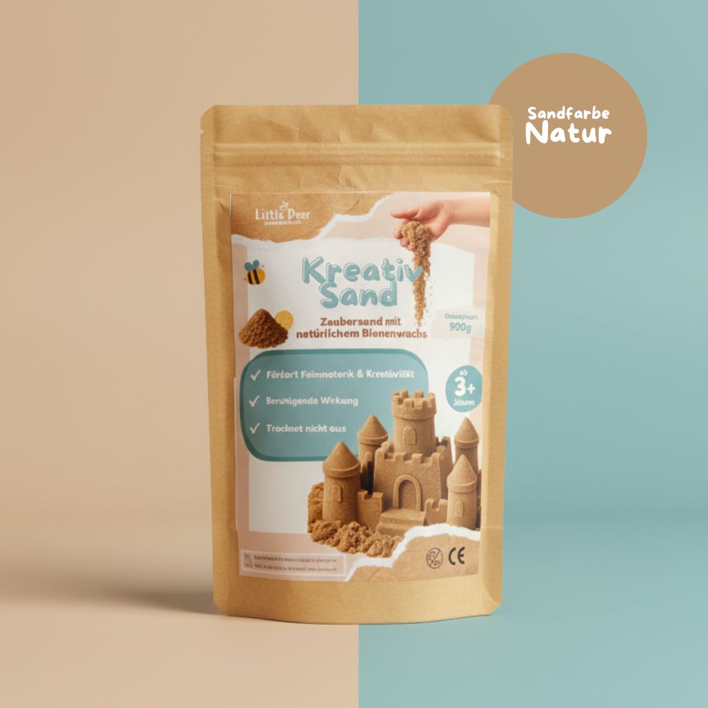 Kreativ Sand | formbarer, kinetischer Spielsand | 900g