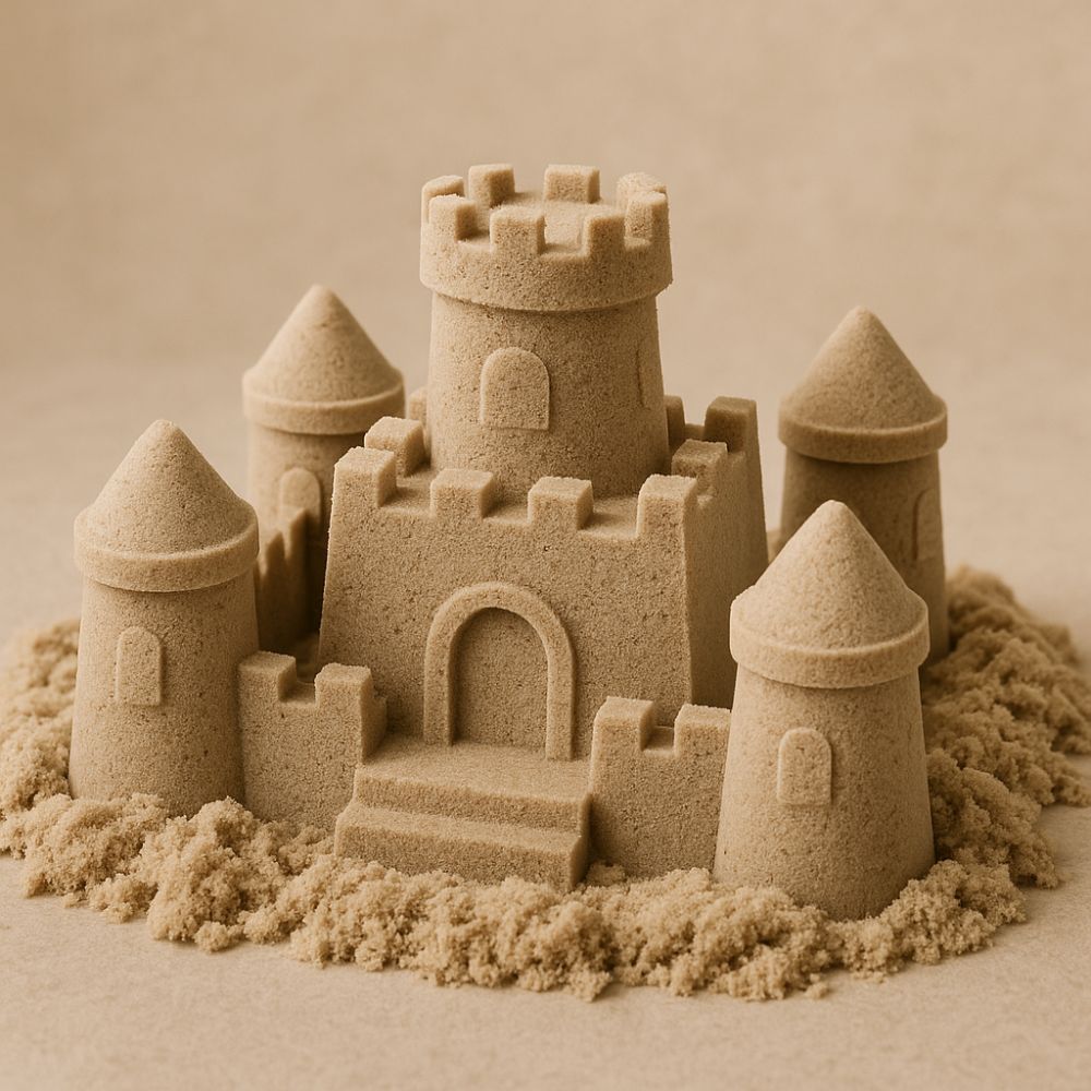 Kreativ Sand | formbarer, kinetischer Spielsand | 1,8 KG