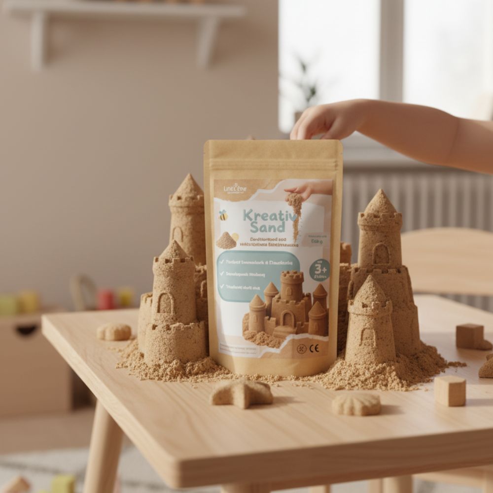 Kreativ Sand | formbarer, kinetischer Spielsand | 1,8 KG