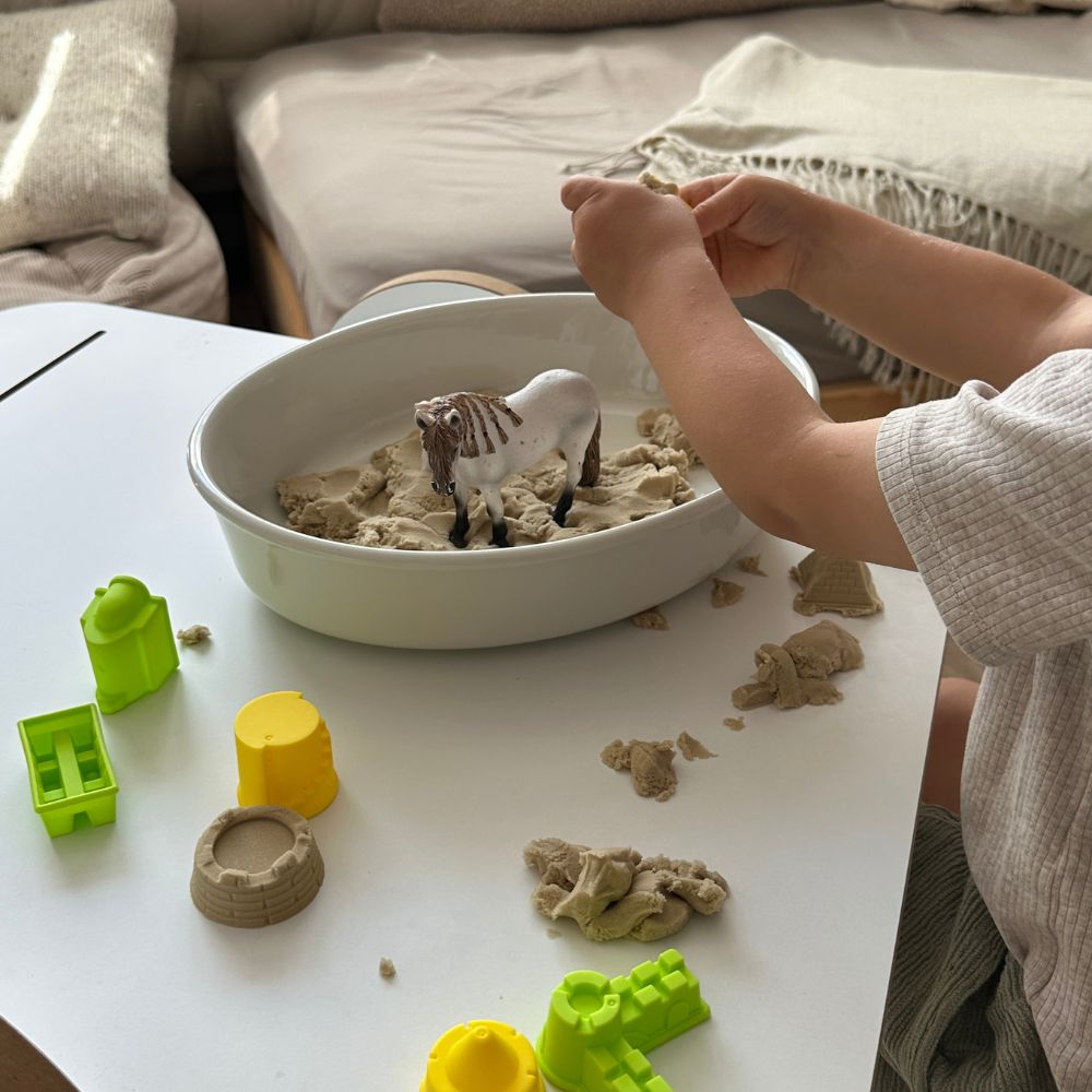 Kreativ Sand | formbarer, kinetischer Spielsand | 1,8 KG
