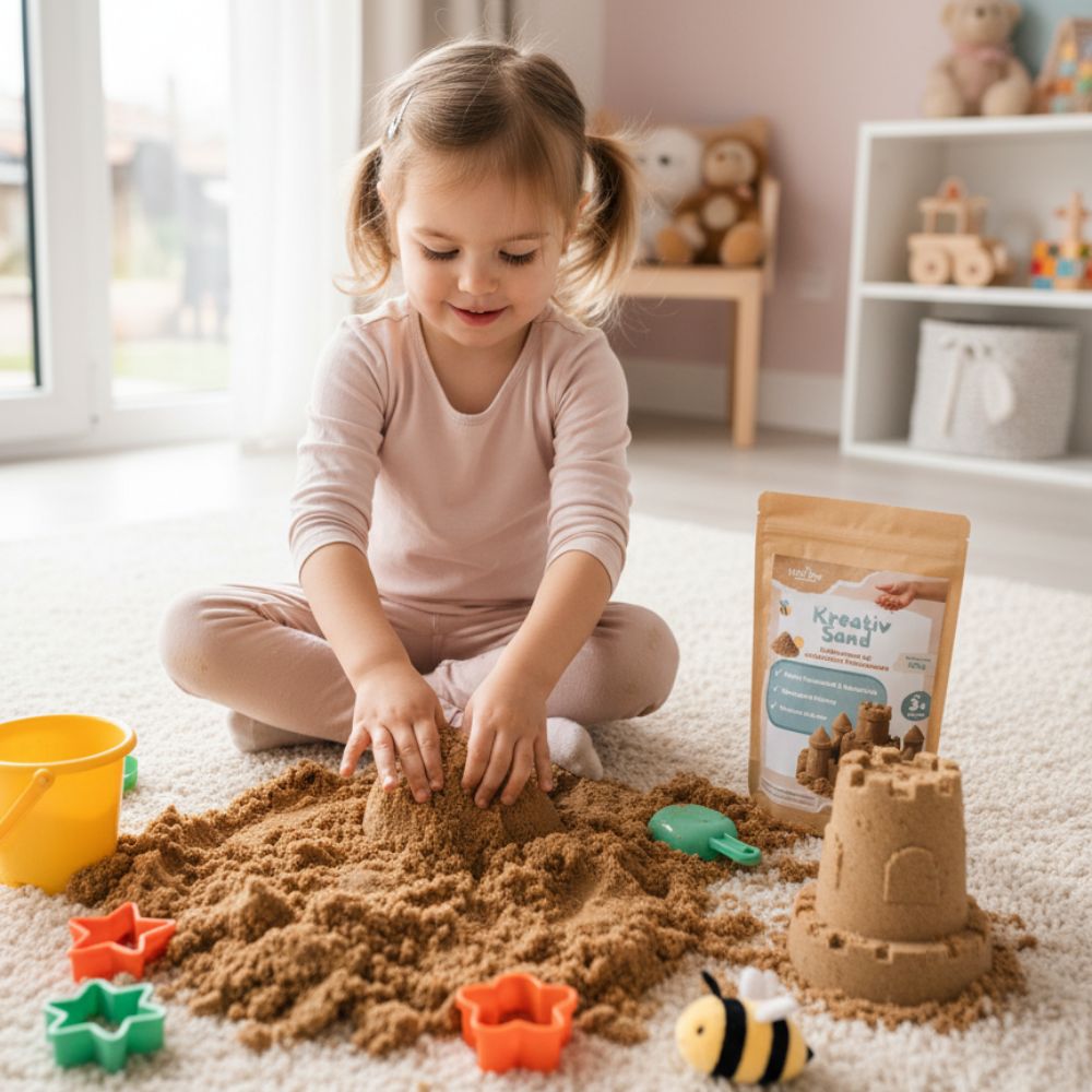 Kreativ Sand | formbarer, kinetischer Spielsand | 900g