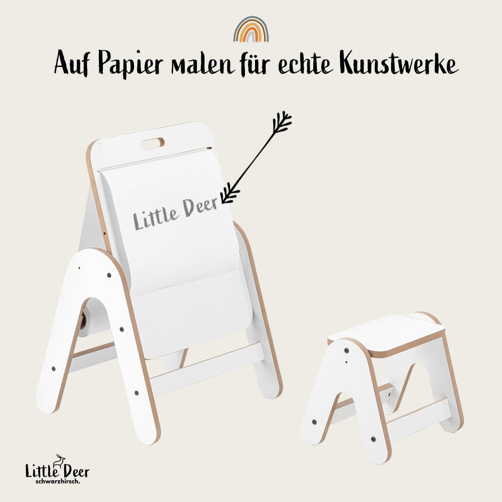 Lernturm klappbar Natur & Maltisch im Set