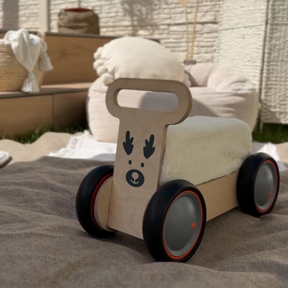 HirschExpress | Multifunktionales Rutschauto & Lauflernwagen ab 1 Jahr