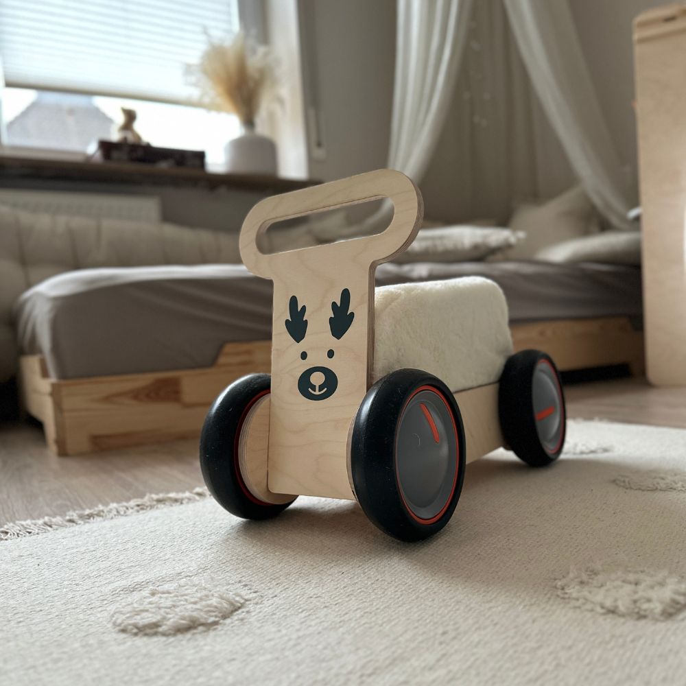 HirschExpress | Multifunktionales Rutschauto & Lauflernwagen ab 1 Jahr