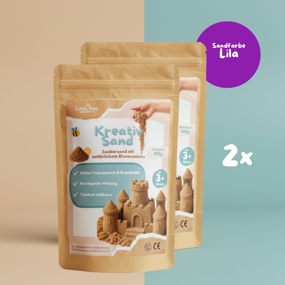 Kreativ Sand | formbarer, kinetischer Spielsand | 1,8 KG