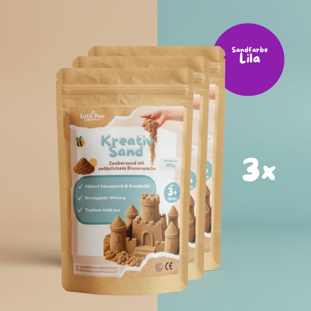 Kreativ Sand | formbarer, kinetischer Spielsand | 2,7 KG