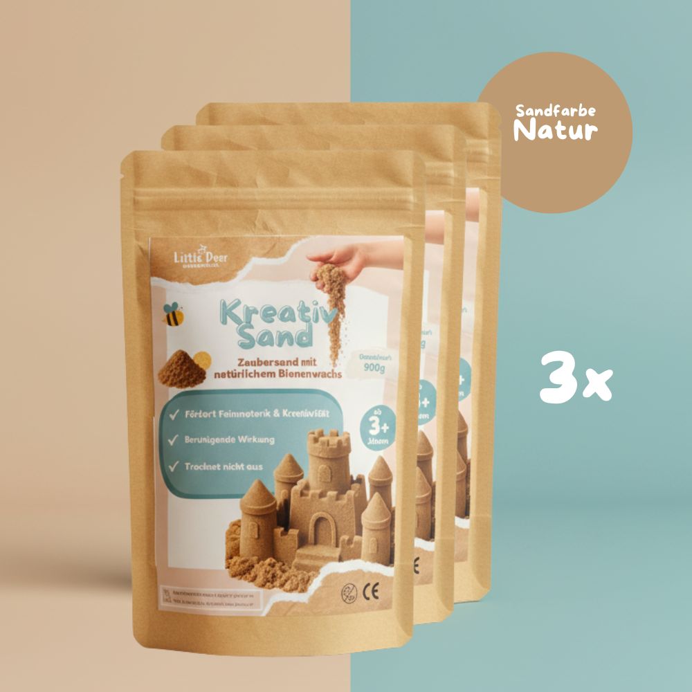 Kreativ Sand | formbarer, kinetischer Spielsand | 2,7 KG