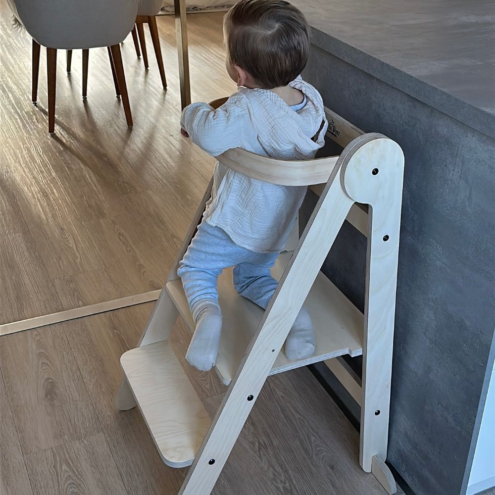 Kreativset: Lernturm klappbar natur  & 2x Kreativsand 900g