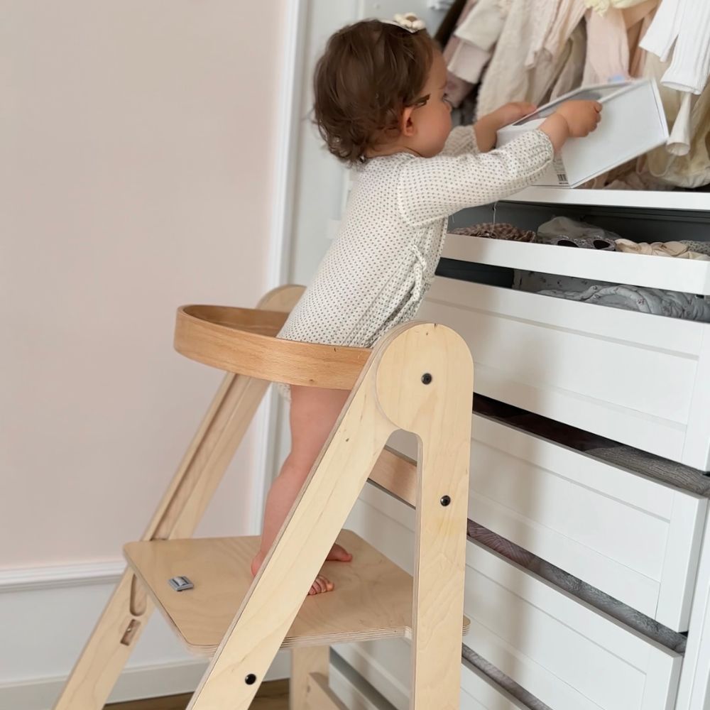 Kreativset: Lernturm klappbar natur  & Kreativsand 900g