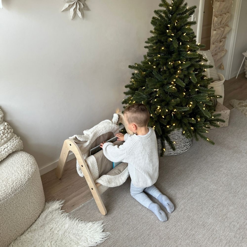 Multifunktionaler Montessori Spielbogen & Bücherregal | 2 in 1