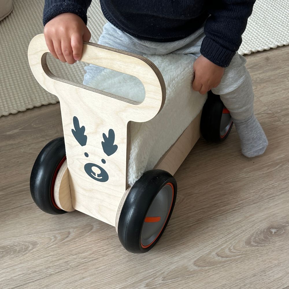 HirschExpress | Multifunktionales Rutschauto & Lauflernwagen ab 1 Jahr