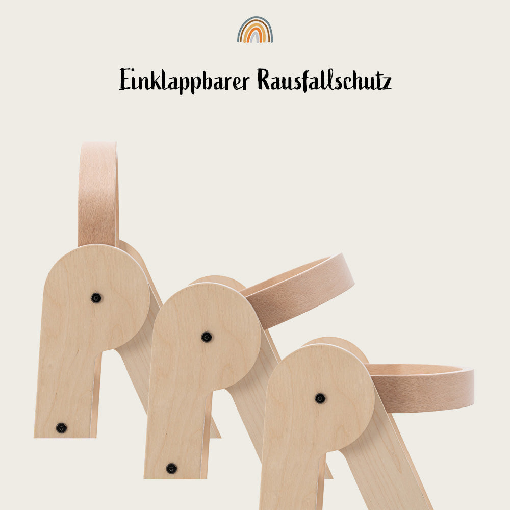 Lernturm klappbar & Rutschauto im Set | Montessori-Set