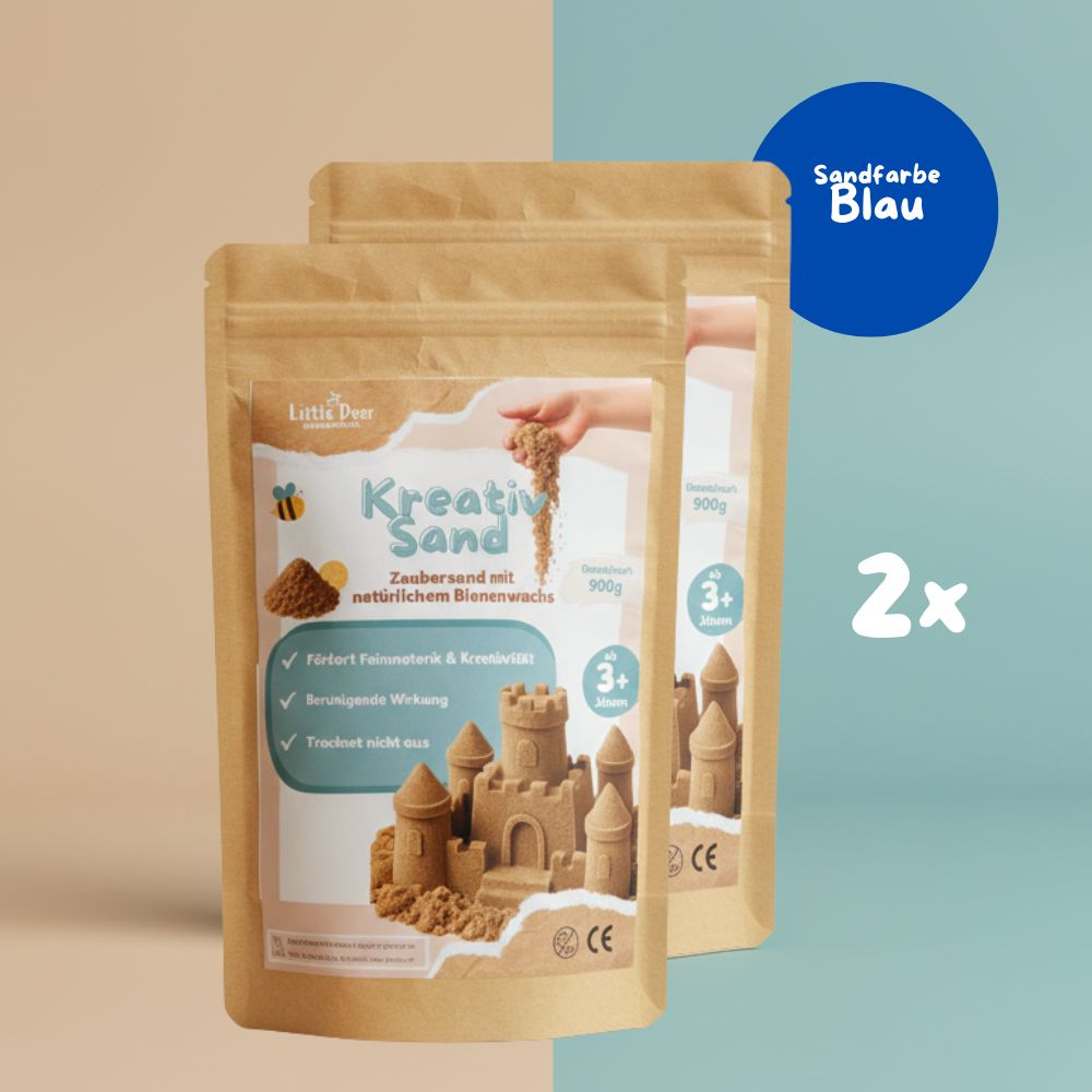 Kreativ Sand | formbarer, kinetischer Spielsand | 1,8 KG