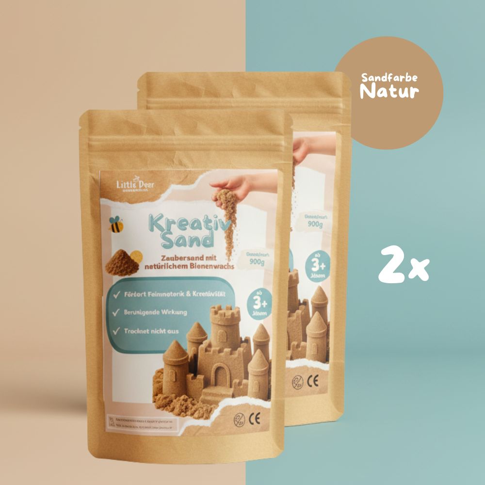 Kreativ Sand | formbarer, kinetischer Spielsand | 1,8 KG